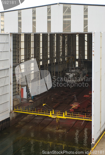 Image of boat in dock