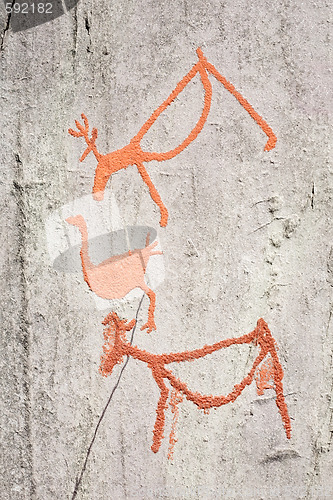 Image of ancient rock carvings