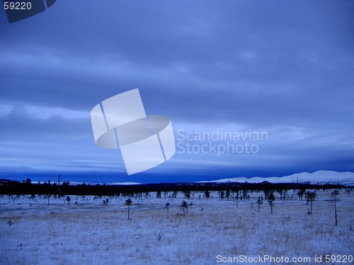 Image of Blue landscape