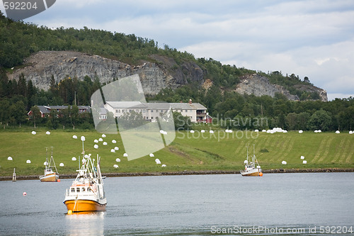 Image of fishing ships