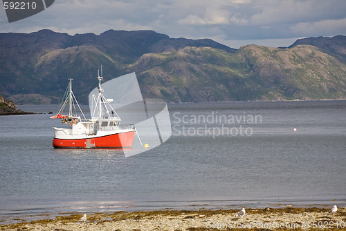 Image of Boat in sea