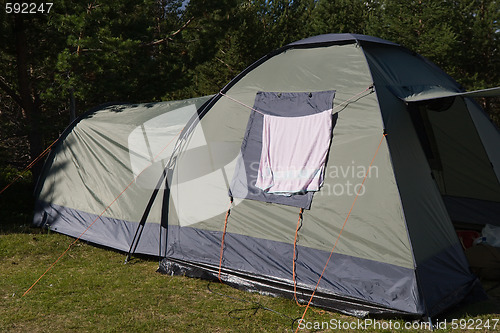 Image of Tent in camping