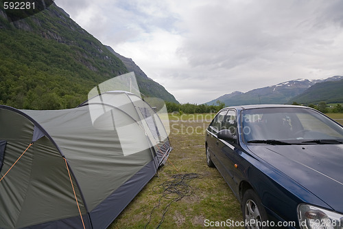 Image of Camp and car