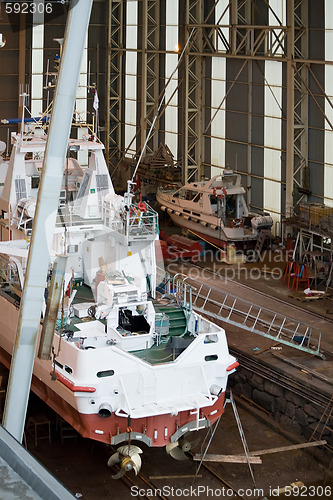 Image of boat in Dock