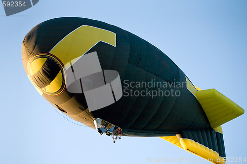 Image of flying dirigible