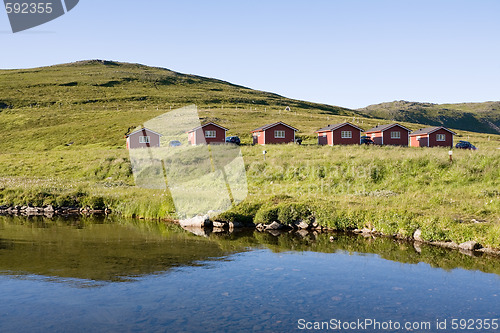 Image of summer north norwegian landscape