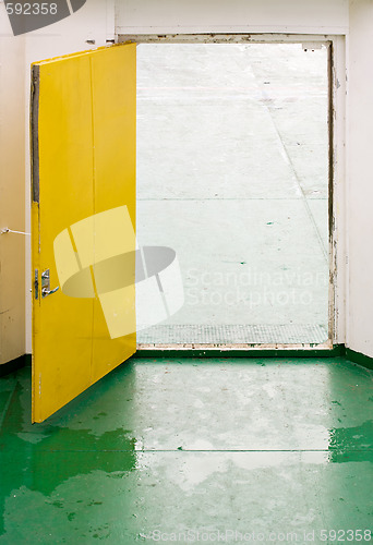 Image of open door