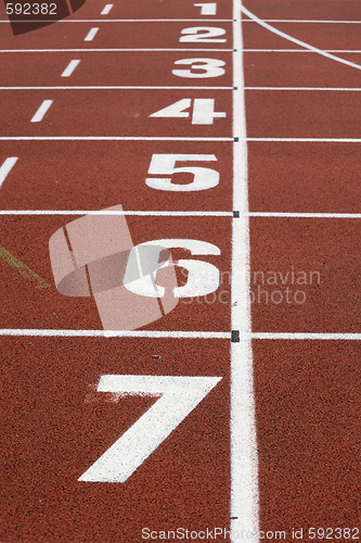 Image of Start line at stadium