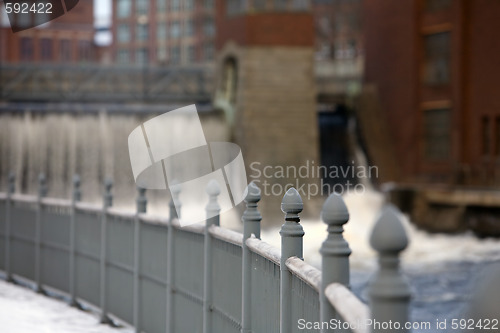 Image of Grey iron fencing