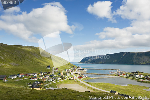 Image of small norwegian fisher's village