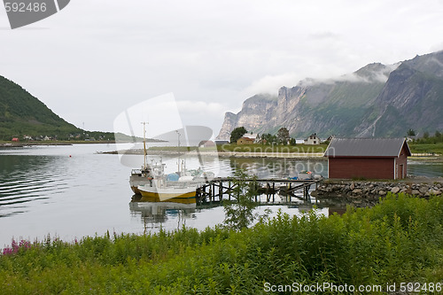 Image of Rural wooden pier