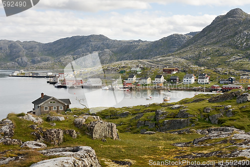 Image of small norwegian village