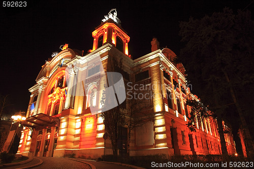 Image of National Theater building-Cluj napoca,Romania