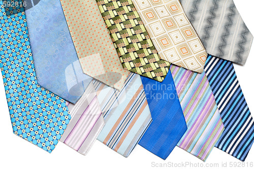 Image of Colour, striped male ties