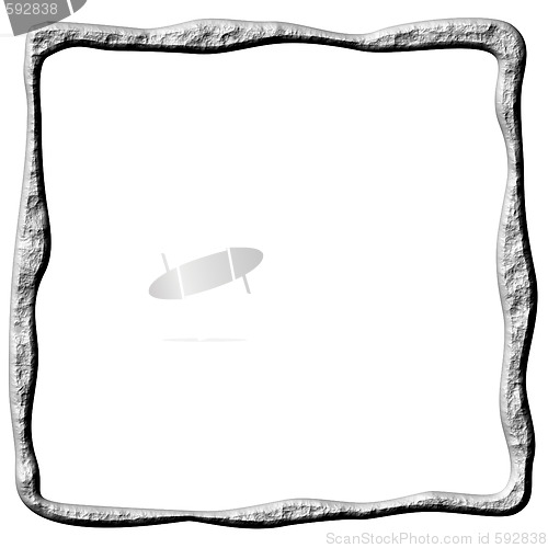 Image of 3D Abstract Stone Frame