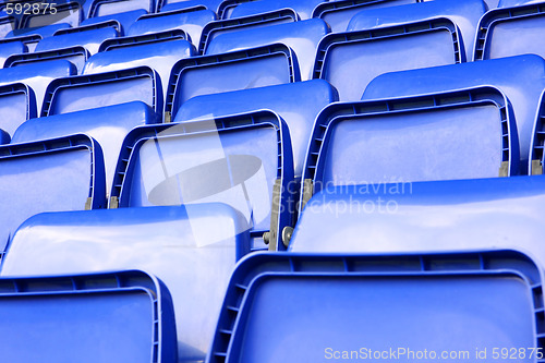 Image of empty seats in stadium