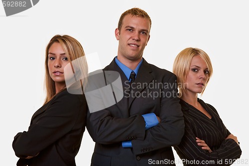 Image of Confident Business team