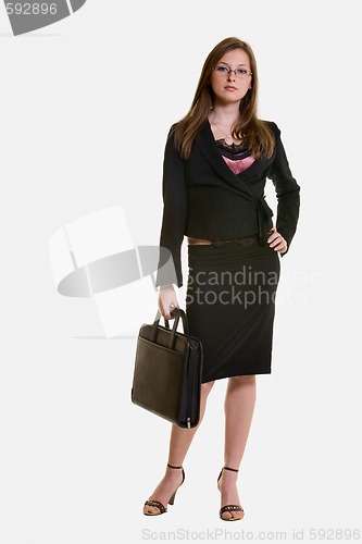 Image of Woman with briefcase