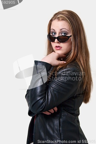 Image of Leather jacket