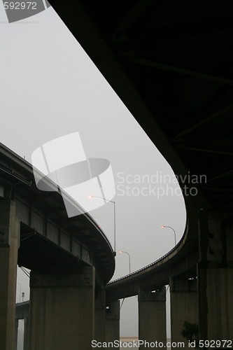 Image of Freeway Ramps in a Fog