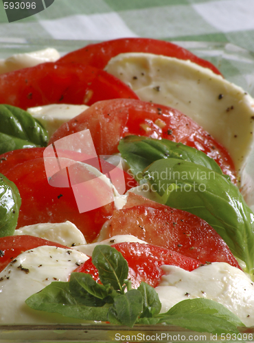 Image of caprese at home