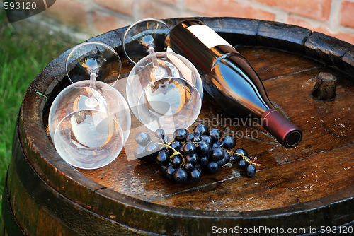 Image of Wood Wine barrel