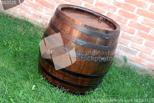 Image of Wood Wine barrel