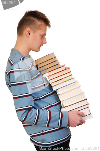 Image of Boy with Books