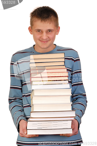 Image of Boy with Books