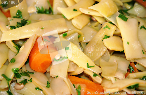 Image of stewed vegetables background