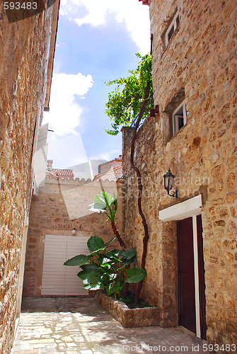 Image of Old stone town in Montenegro - Budva