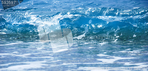 Image of Blue sea  wave