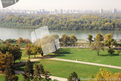 Image of River landscape Belgrade