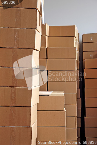 Image of Boxes piles