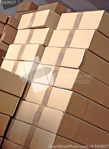 Image of Boxes piles