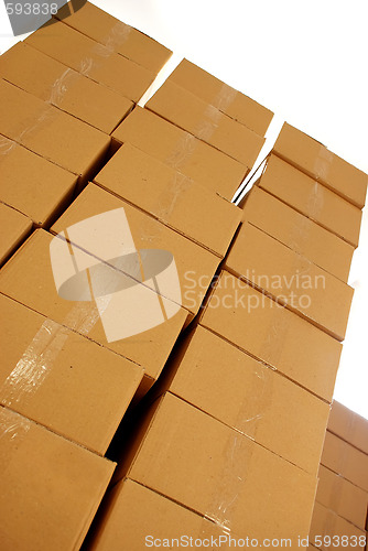 Image of Boxes piles