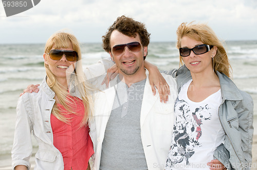 Image of Friends on the beach