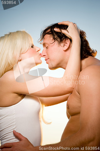 Image of Couple on the beach