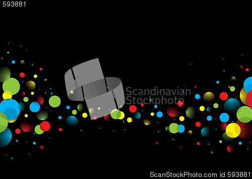 Image of dark abstract bubble