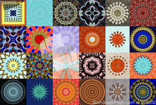 Image of kaleidoscopic Designs