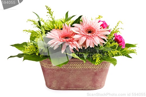 Image of Isolated flower arrangement