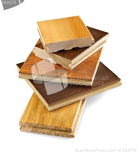 Image of Pre-finished hardwood floor samples