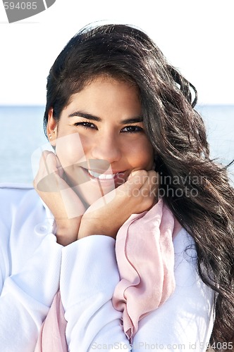 Image of Young native american woman