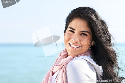 Image of Young native american woman