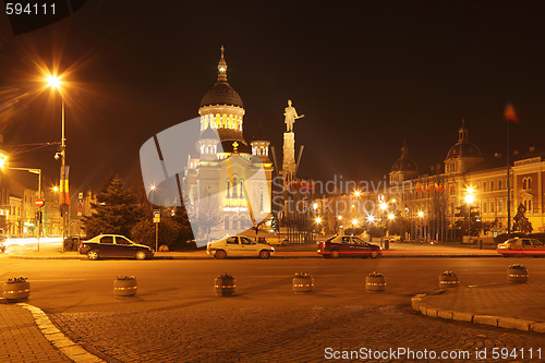 Image of Avram Iancu Square-Cluj napoca,Romania