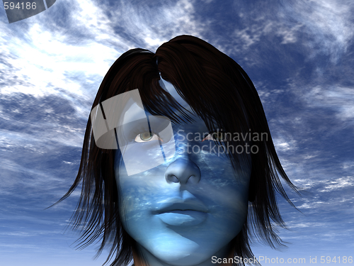 Image of blue