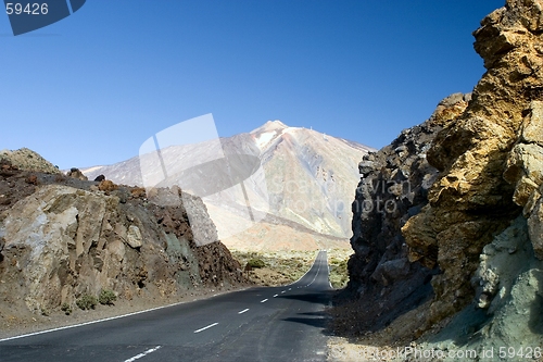 Image of road in mountain landscape