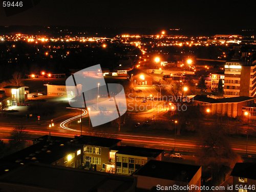 Image of Night time view