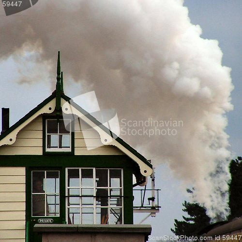 Image of Steam train smoke