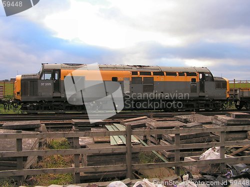 Image of Train in yard